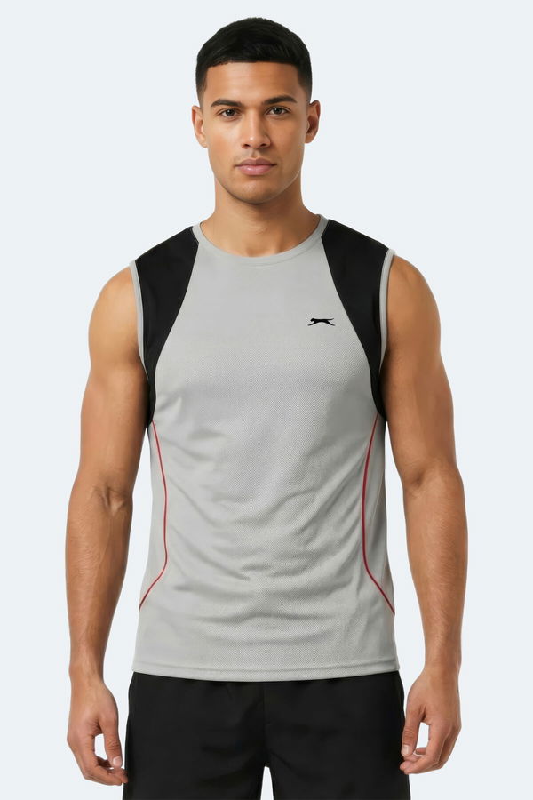 Slazenger REVOLVE Erkek Kolsuz Gri Atlet
