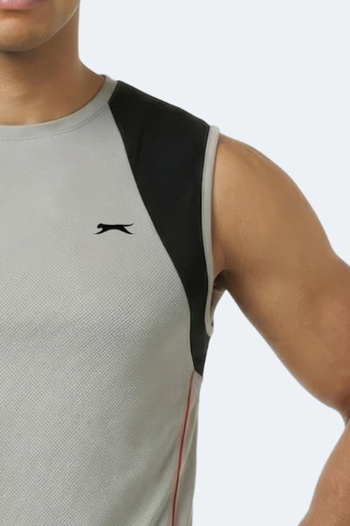 Slazenger REVOLVE Erkek Kolsuz Gri Atlet