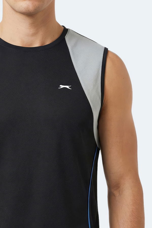 Slazenger REVOLVE Erkek Kolsuz Siyah Atlet