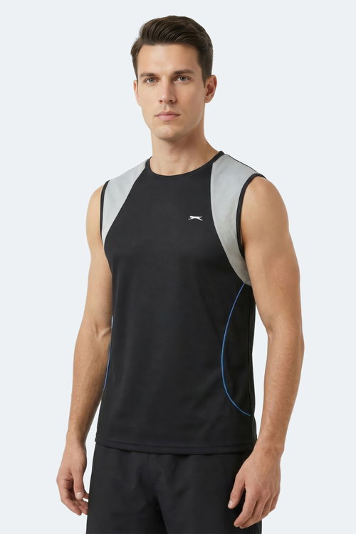 Slazenger REVOLVE Erkek Kolsuz Siyah Atlet