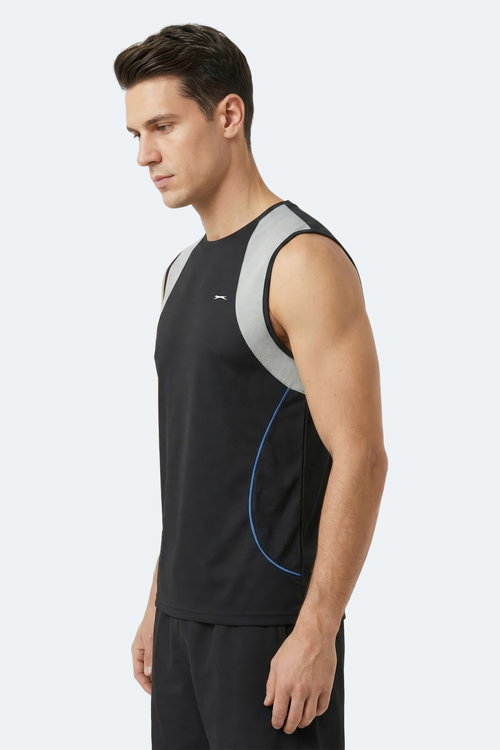 Slazenger REVOLVE Erkek Kolsuz Siyah Atlet