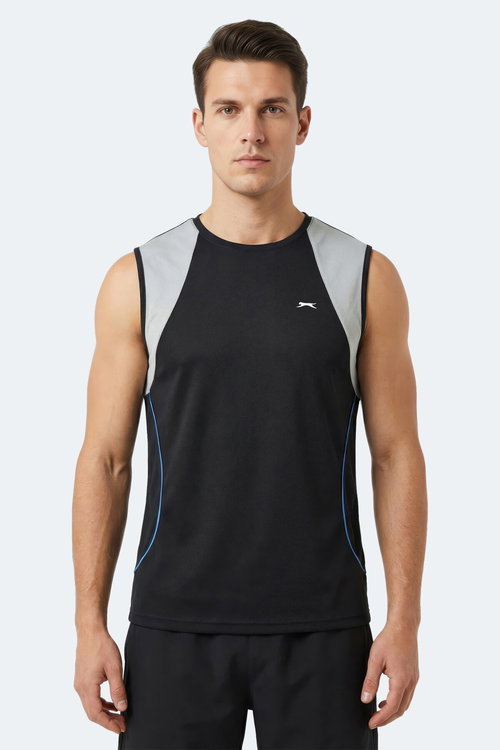 Slazenger REVOLVE Erkek Kolsuz Siyah Atlet