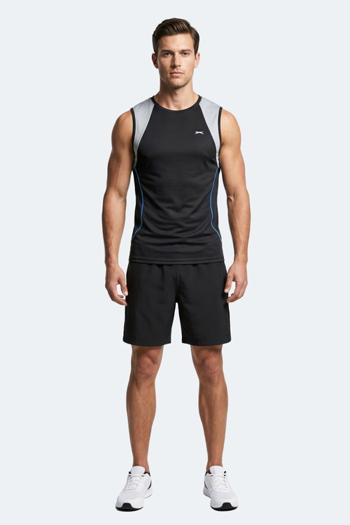 Slazenger REVOLVE Erkek Kolsuz Siyah Atlet