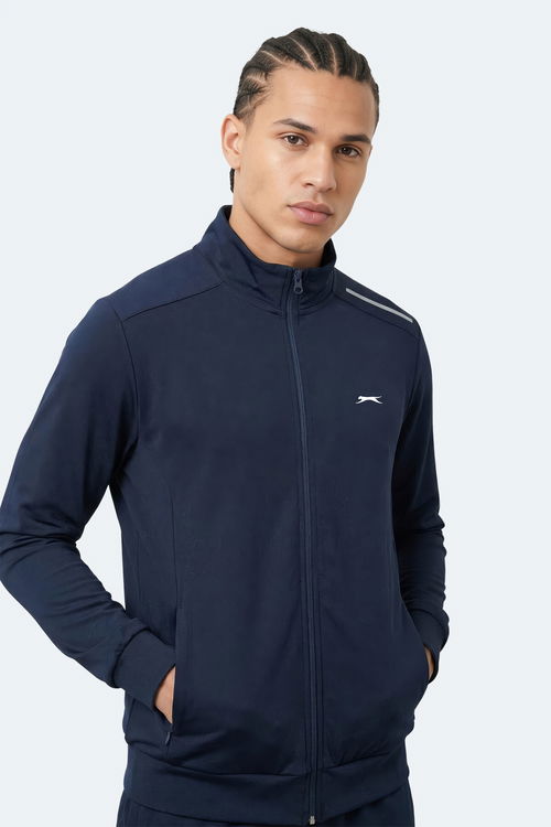 Slazenger REVOLVER Erkek Lacivert Sweatshırt