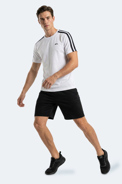 Slazenger REWIND Erkek Beyaz / Lacivert Tişört