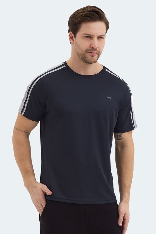 Slazenger REWIND Erkek Koyu Gri Tişört