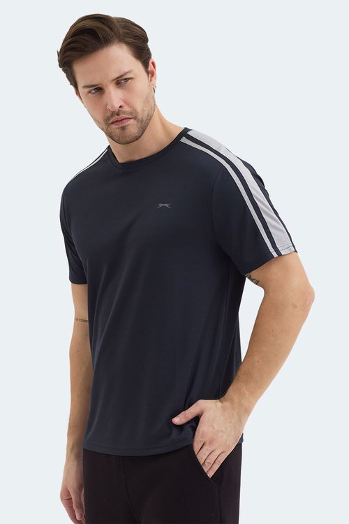 Slazenger REWIND Erkek Koyu Gri Tişört