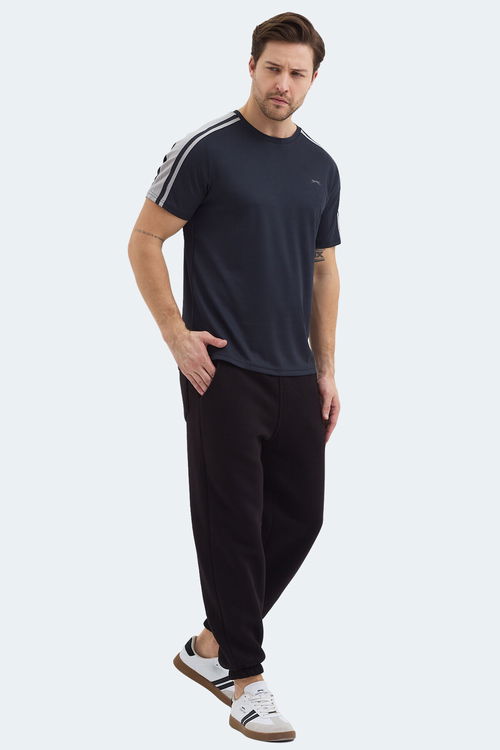 Slazenger REWIND Erkek Koyu Gri Tişört