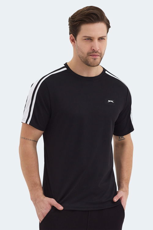 Slazenger REWIND Erkek Siyah Tişört
