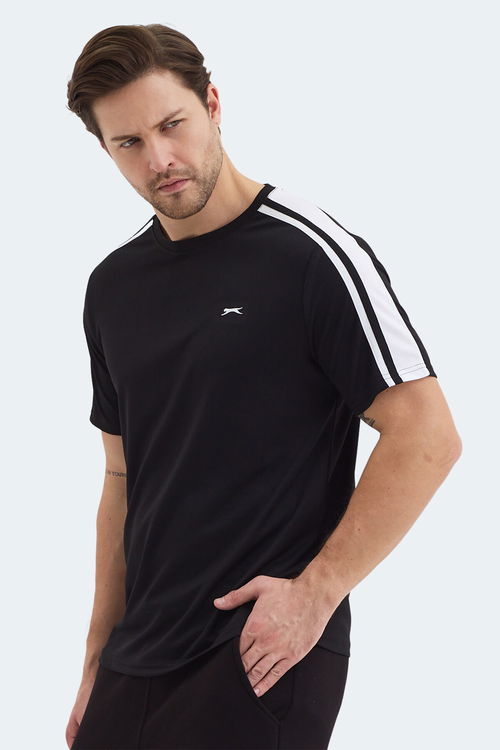 Slazenger REWIND Erkek Siyah Tişört