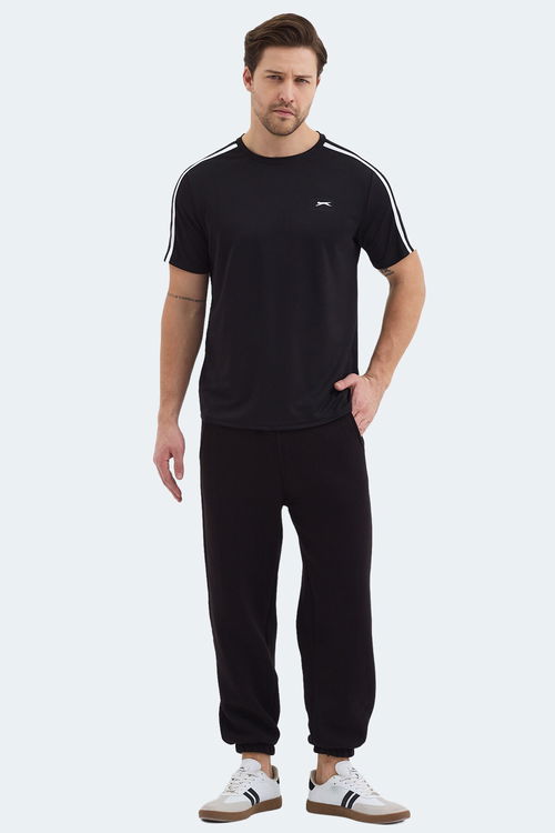 Slazenger REWIND Erkek Siyah Tişört