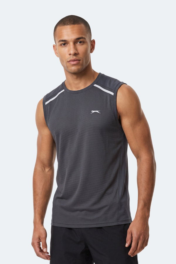 Slazenger REXIS Erkek Koyu Gri Tişört
