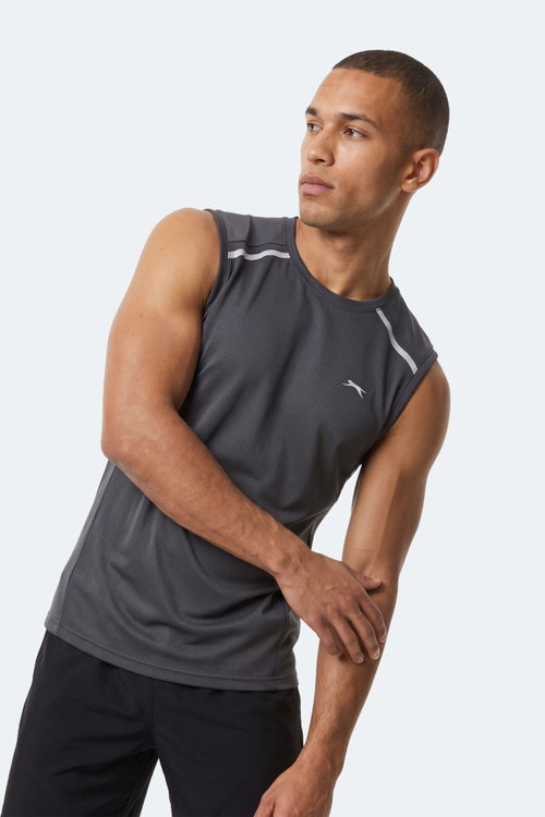 Slazenger REXIS Erkek Koyu Gri Tişört