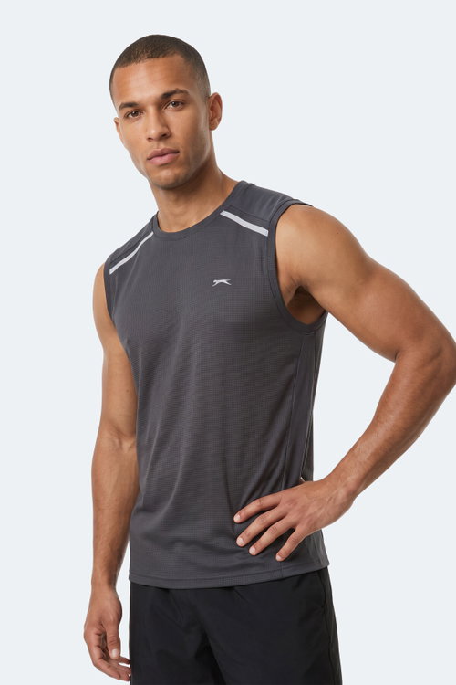Slazenger REXIS Erkek Koyu Gri Tişört