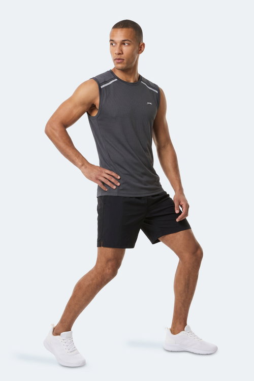 Slazenger REXIS Erkek Koyu Gri Tişört