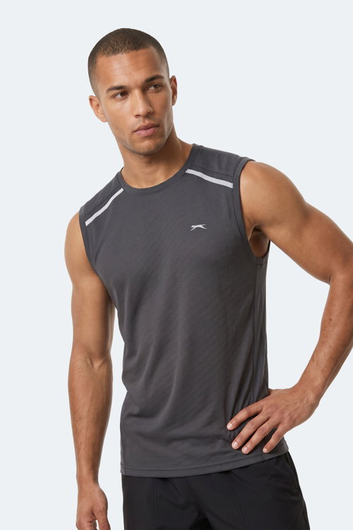 Slazenger REXIS Erkek Koyu Gri Tişört