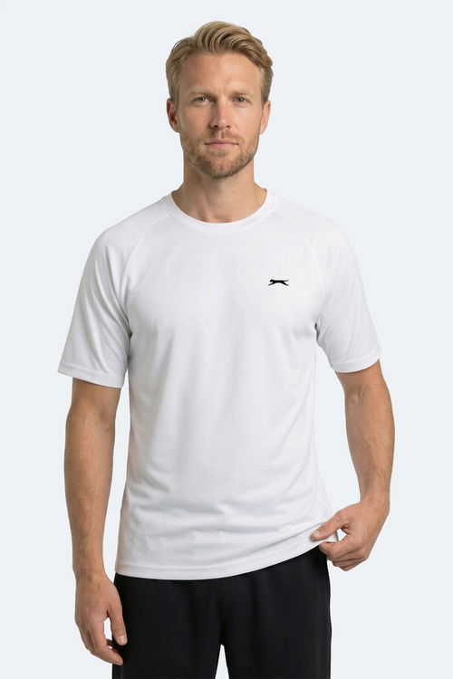 Slazenger RISING Erkek Beyaz Tişört