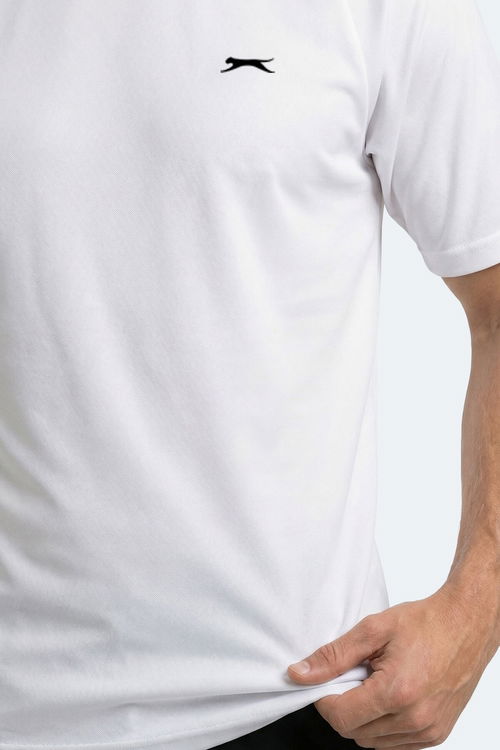 Slazenger RISING Erkek Beyaz Tişört