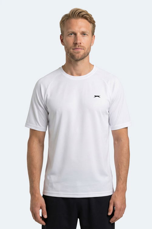 Slazenger RISING Erkek Beyaz Tişört