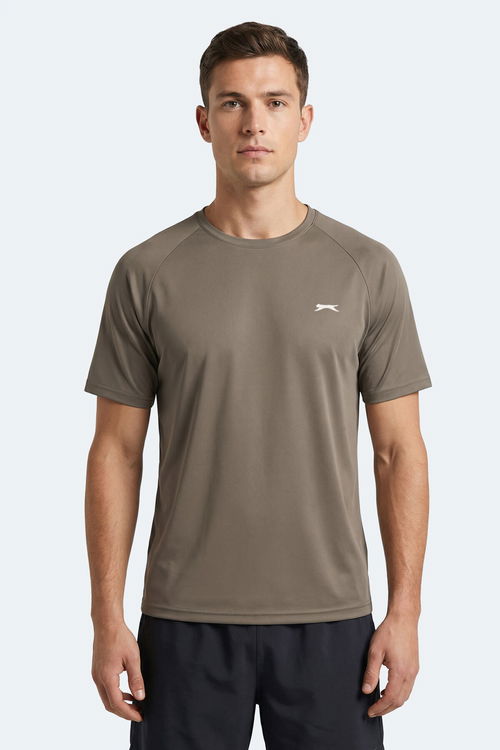 Slazenger RISING Erkek Kahve Tişört