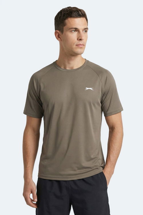 Slazenger RISING Erkek Kahve Tişört
