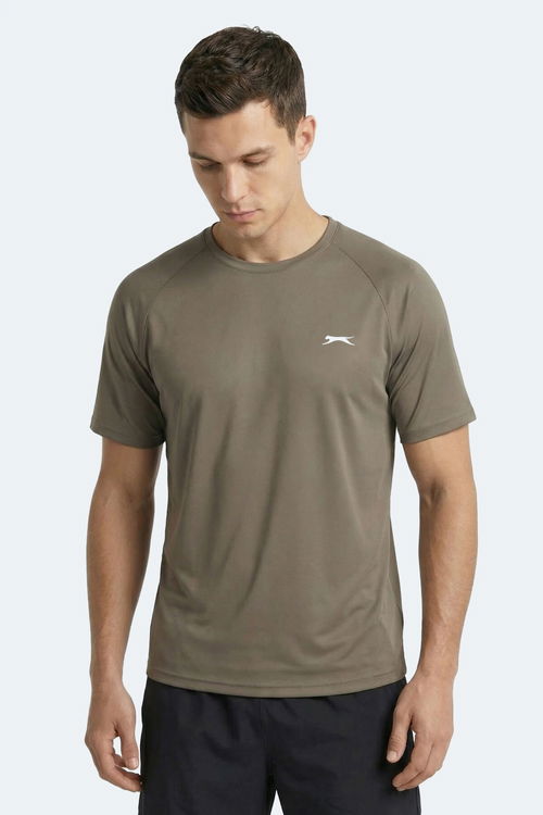 Slazenger RISING Erkek Kahve Tişört