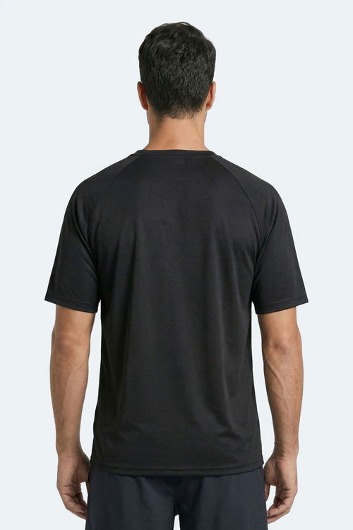 Slazenger RISING Erkek Siyah Tişört