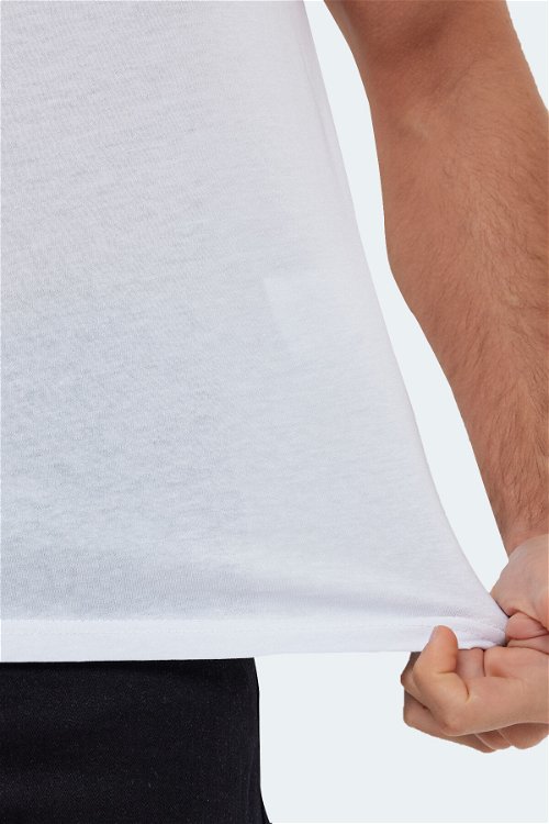 Slazenger RIVALDO Erkek Kısa Kol T-Shirt Beyaz