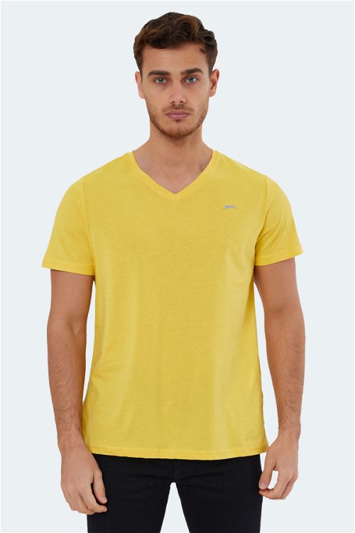 Slazenger RIVALDO Erkek Kısa Kol T-Shirt Sarı