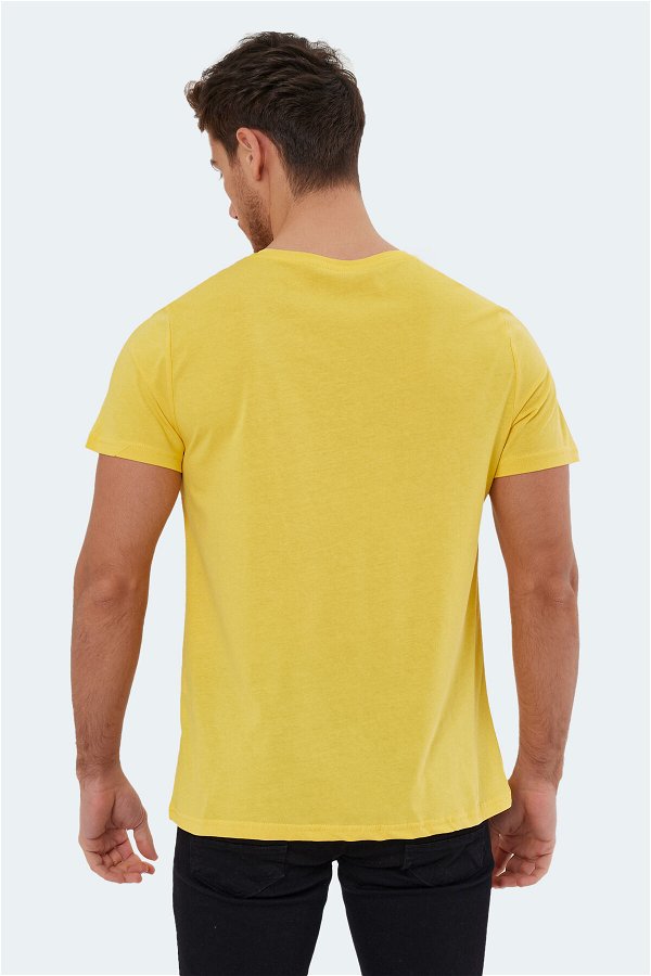 RIVALDO Erkek Kısa Kollu T-Shirt Sarı