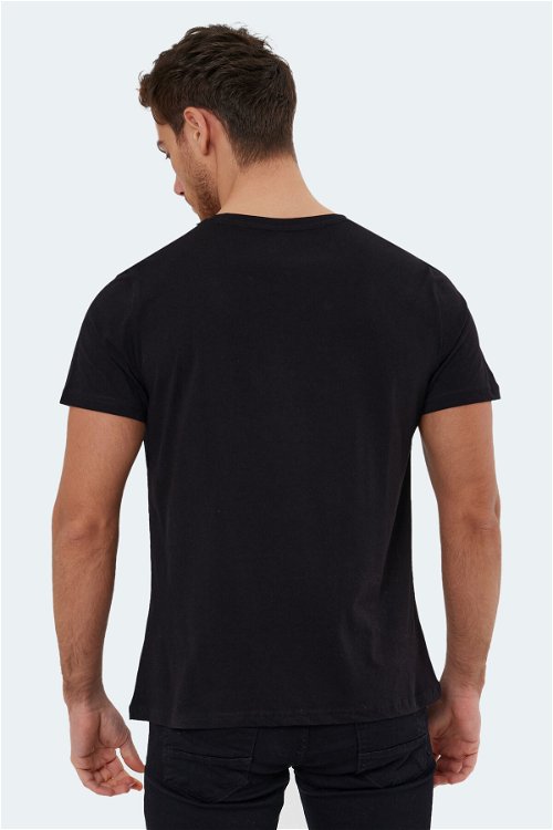 Slazenger RIVALDO Erkek Kısa Kol T-Shirt Siyah