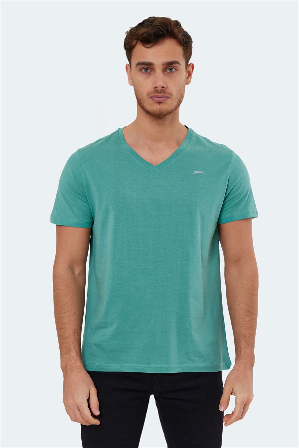 Slazenger RIVALDO Erkek Kısa Kol T-Shirt Yeşil