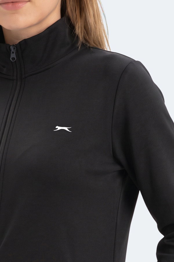 Slazenger RIVORA Kadın Siyah Sweatshırt