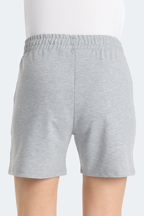 Slazenger ROKO I Kadın Cepli Gri Şort