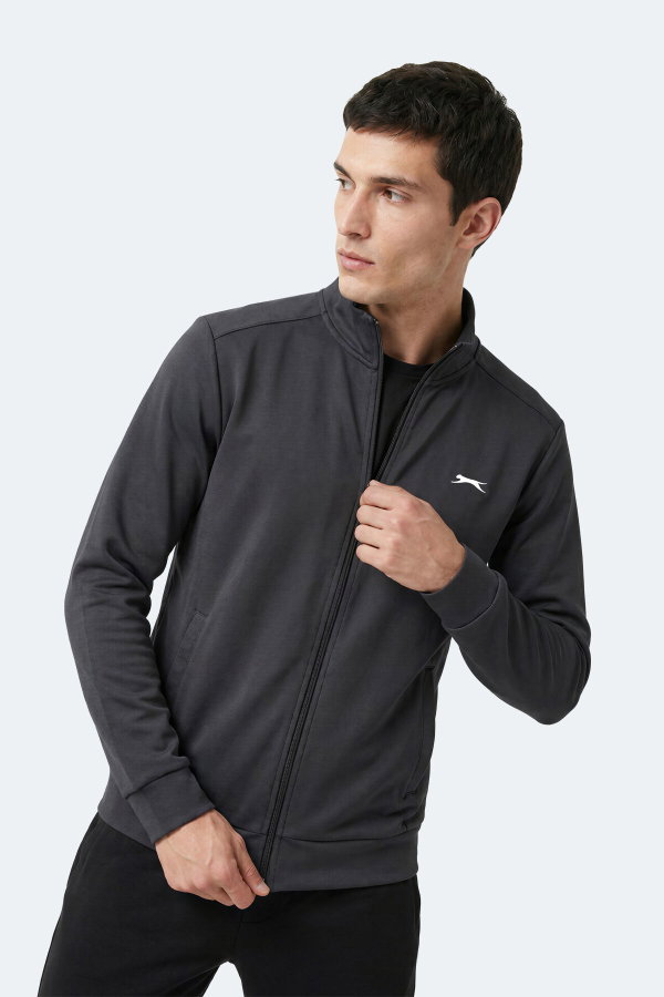 Slazenger RONAN Erkek Koyu Gri Sweatshırt
