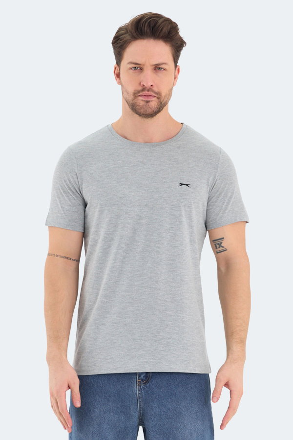 Slazenger ROSALVA 2 Lİ SET Erkek Siyah - Gri Tişört