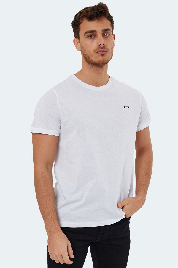 ROSALVA Erkek Kısa Kol T-Shirt Beyaz