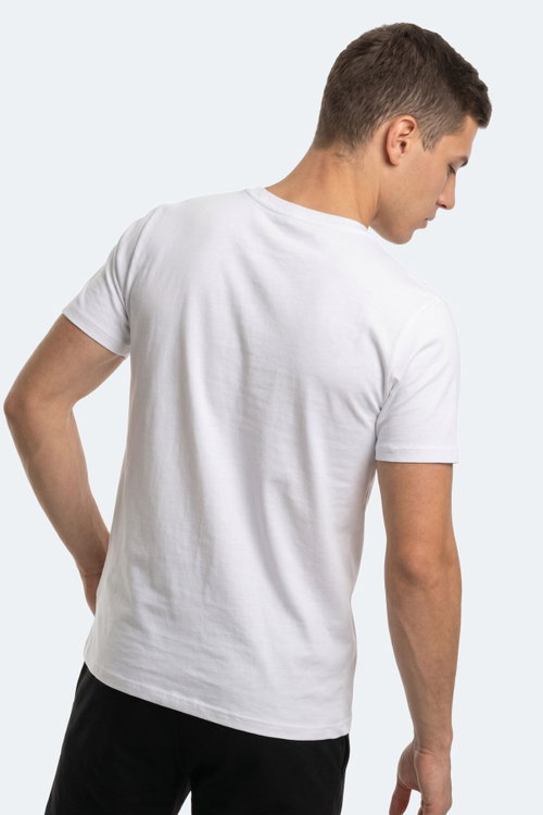 Slazenger ROSALVA Erkek Beyaz Tişört