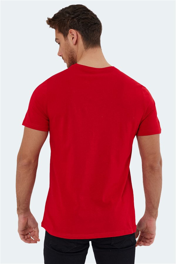 ROSALVA Erkek Kısa Kol T-Shirt Kırmızı