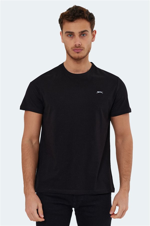 ROSALVA Erkek Kısa Kollu T-Shirt Siyah