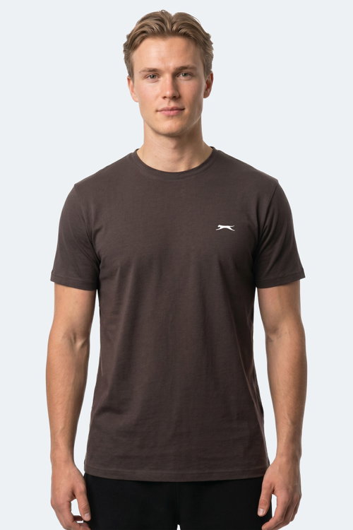 Slazenger ROSALVA IN Erkek Koyu Kahve Tişört