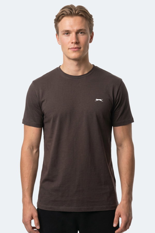 Slazenger ROSALVA IN Erkek Koyu Kahve Tişört
