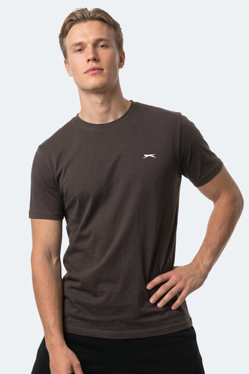 Slazenger ROSALVA IN Erkek Koyu Kahve Tişört