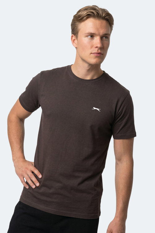 Slazenger ROSALVA IN Erkek Koyu Kahve Tişört