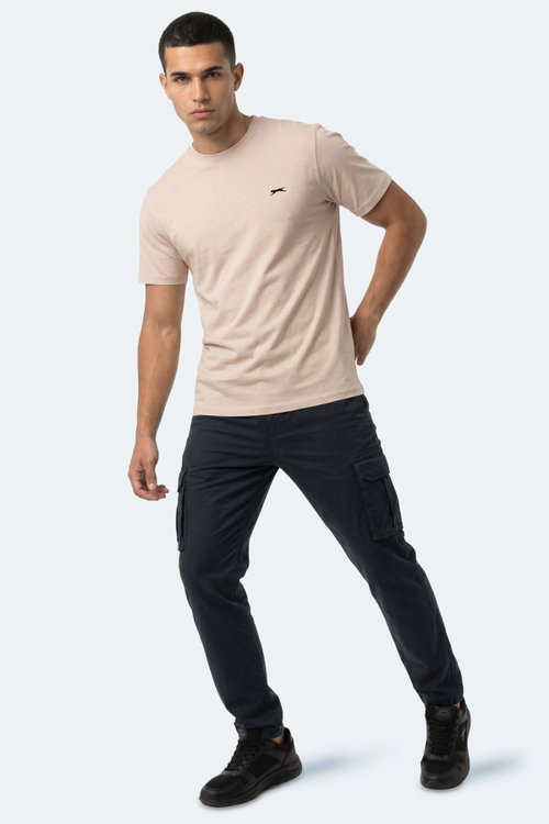 Slazenger ROSALVA IN Erkek Taş Gri Tişört