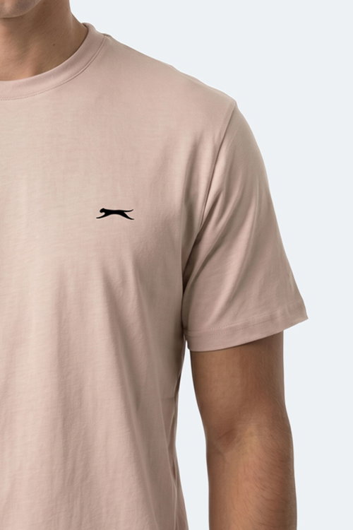 Slazenger ROSALVA T Erkek Pamuklu Taş Gri Tişört