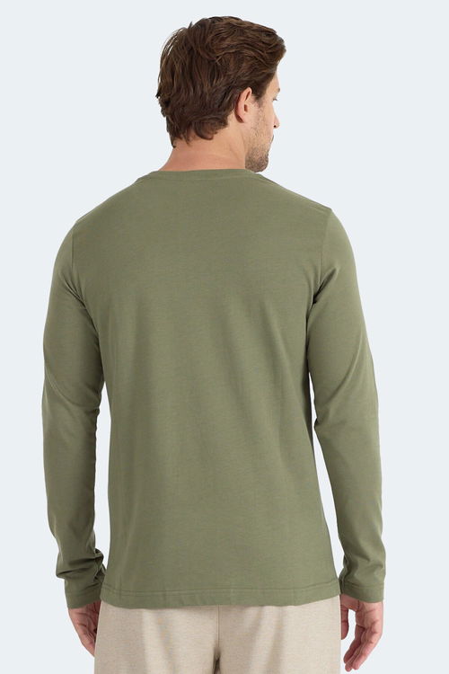 Slazenger ROVER Erkek Sweatshirt Haki