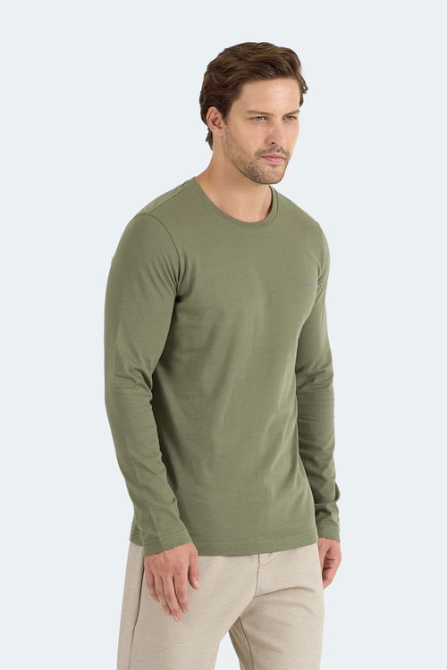 Slazenger ROVER Erkek Sweatshirt Haki