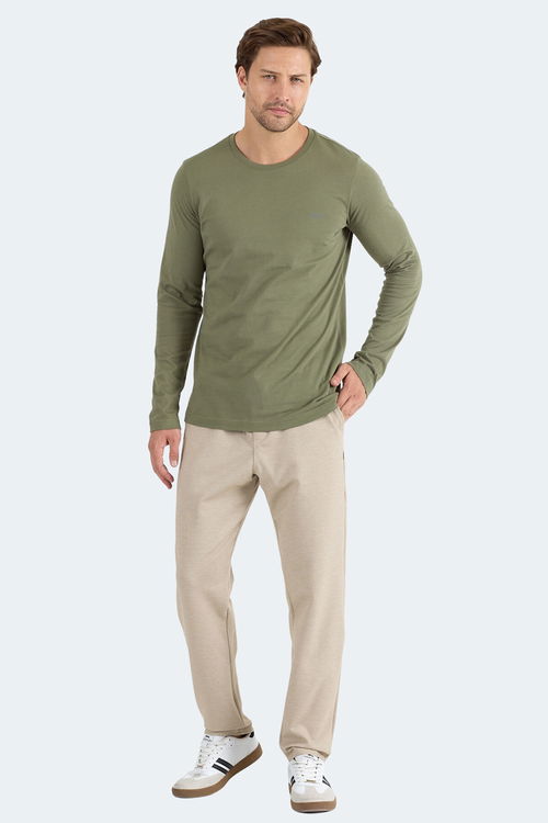 Slazenger ROVER Erkek Sweatshirt Haki