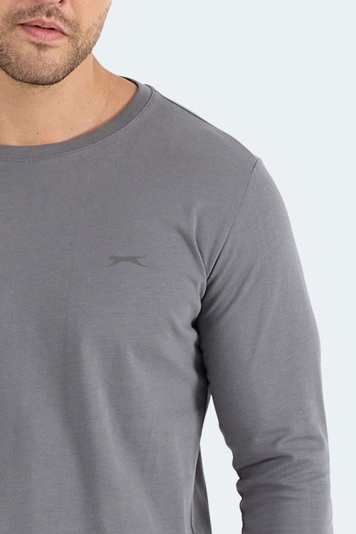 Slazenger ROVER Erkek Sweatshirt Koyu Gri